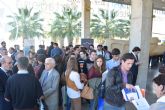 Numerosos estudiantes de la UPCT dejan su currculo en el Foro de Empleo Universitario