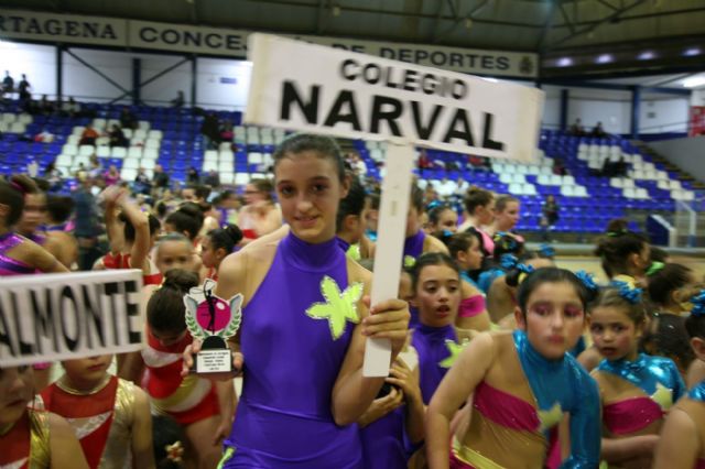 Medio millar de escolares se citan en la segunda fase de gimnasia rítmica - 1, Foto 1