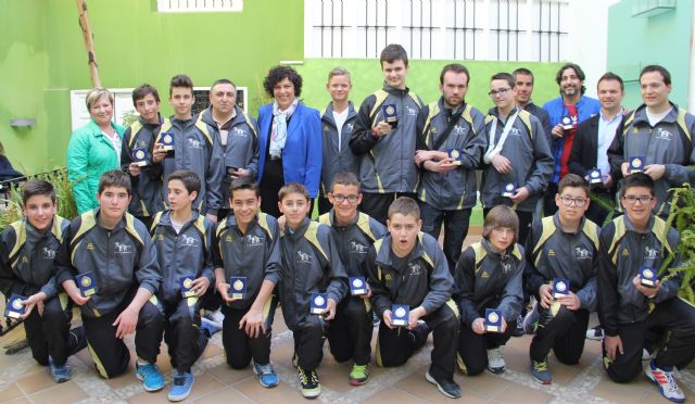 Recepción del Club de Baloncesto Lumbreras tras proclamarse campeones de Liga - 1, Foto 1