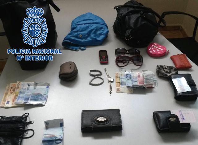 La Policía Nacional detiene a dos piqueras por hurtos en el mercado de La Fama - 1, Foto 1