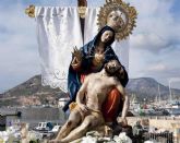 Intensa jornada de actos y comitivas durante el Viernes de Dolores en Cartagena