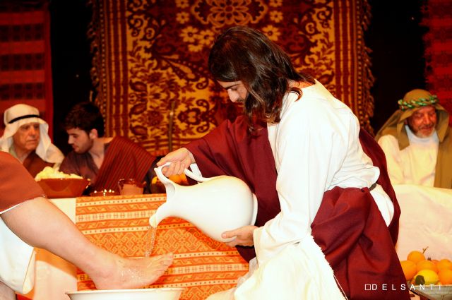 Un centenar de vecinos y vecinas de Lorquí recrean la Pasión de Cristo en Domingo de Ramos - 3, Foto 3