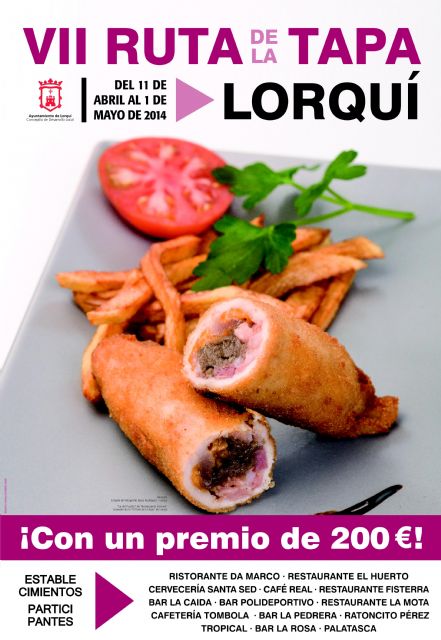 Once tapas y tres postres se podrán degustar en la VII Ruta de la Tapa de Lorquí que comienza este viernes - 3, Foto 3