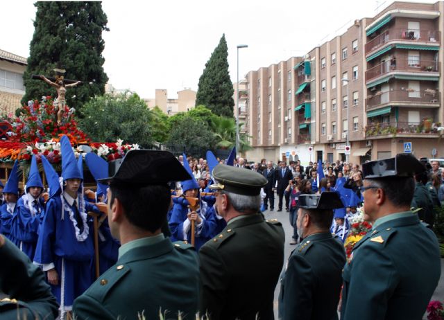 La Guardia Civil escolta el paso del Cristo del Amor en su procesión del Viernes de Dolores 2014 - 2, Foto 2