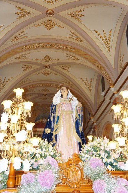El azul tomó las calles torreñas con la procesión de la Virgen de los Dolores - 1, Foto 1