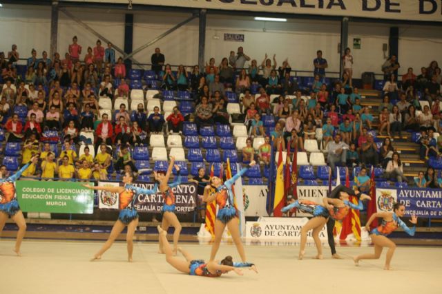 Murcia y Cartagena ocupan los primeros puestos del Campeonato de España de Gimnasia Estética de Grupo - 1, Foto 1
