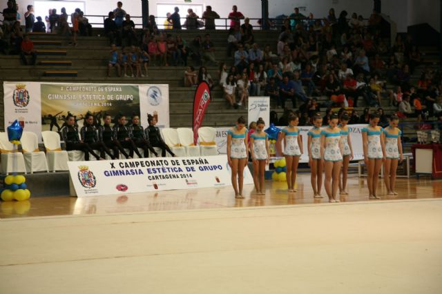 Murcia y Cartagena ocupan los primeros puestos del Campeonato de España de Gimnasia Estética de Grupo - 4, Foto 4