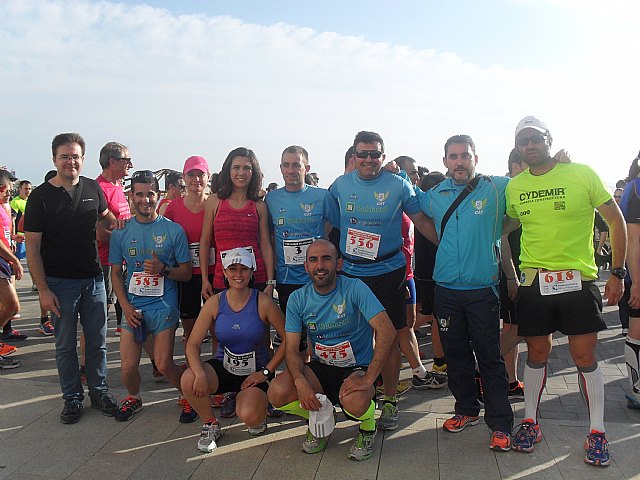 Un nmero grupo de atletas del Club de atletismo de Totana participaron en la II Media maratn nocturna de Aguilas y en los II 10 km de Aguilas - 1