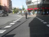 Tráfico pone en funcionamiento los nuevos pasos de peatones en Marqués de los Vélez