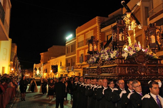 El Nazareno protagonizó la noche de Miércoles Santo 2014 en Puerto Lumbreras - 1, Foto 1