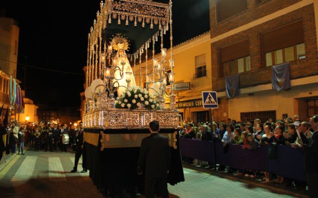 El Nazareno protagonizó la noche de Miércoles Santo 2014 en Puerto Lumbreras - 2, Foto 2