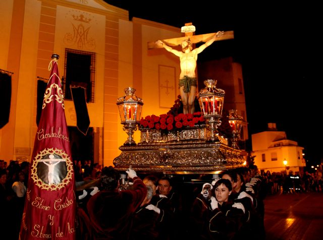Emotiva Procesión del Silencio con el Stmo. Cristo de la Fe en la noche de Jueves Santo - 1, Foto 1