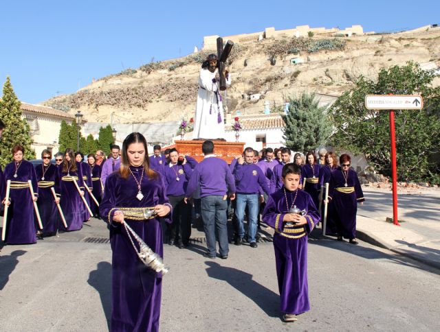 Puerto Lumbreras celebra el Vía Crucis por el casco antiguo y hasta el entorno del Castillo de Nogalte - 2, Foto 2