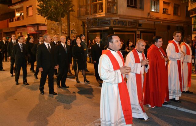 Cientos de fieles y nazarenos participan en la procesión del Santo Entierro de San Pedro del Pinatar - 3, Foto 3