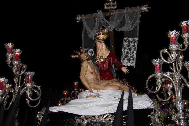 Jumilla vive en silencio la procesión del Santo Entierro - 2, Foto 2