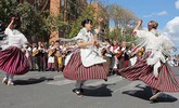 El grupo de Coros y Danzas Ciudad de Totana volvió a representar las tradiciones del municipio en el Bando de la Huerta