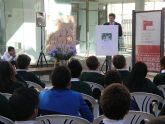 Francisco Jdar abre en Lorca la lectura colectiva de 'Platero y yo' en la Plaza Real con motivo del Da Mundial del Libro