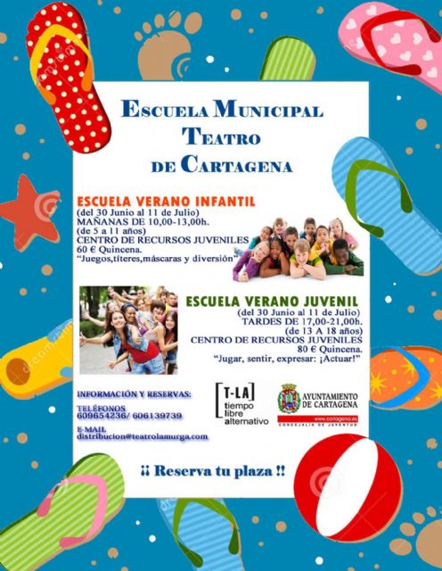 Pequeños y adolescentes ya pueden apuntarse a la Escuela de Verano de Teatro - 1, Foto 1