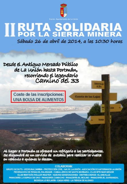 Mañana es la ruta senderista solidaria a Portmán - 1, Foto 1