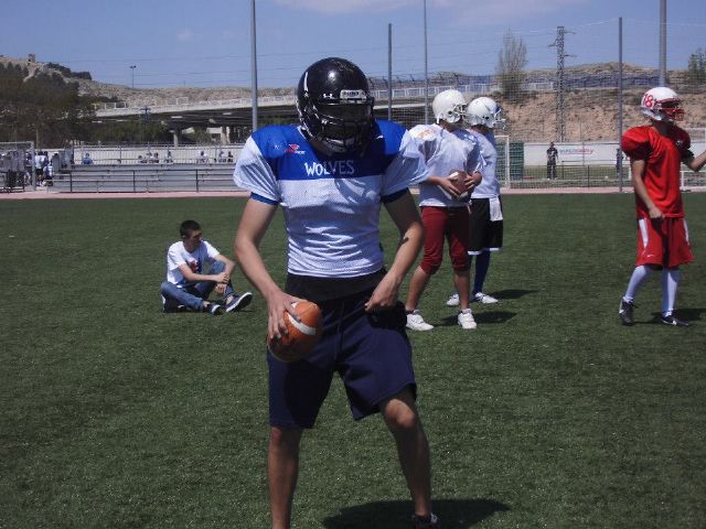 El capitán del Cehegín Wolves participa en una concentración de la selección absoluta de fútbol americano - 2, Foto 2