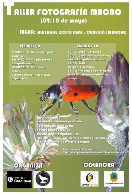 El Albergue Coto Real acogerá un taller de fotografía macro los días 9 y 10 de mayo - 1, Foto 1