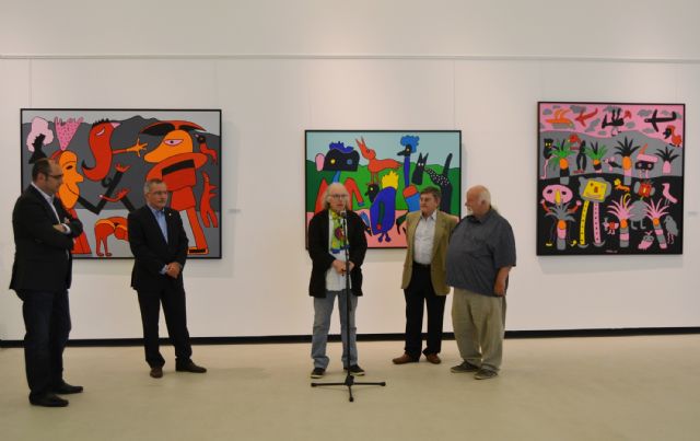 El afamado pintor cartagenero Gustavo Peñalver expone en el Auditorio de Águilas - 1, Foto 1