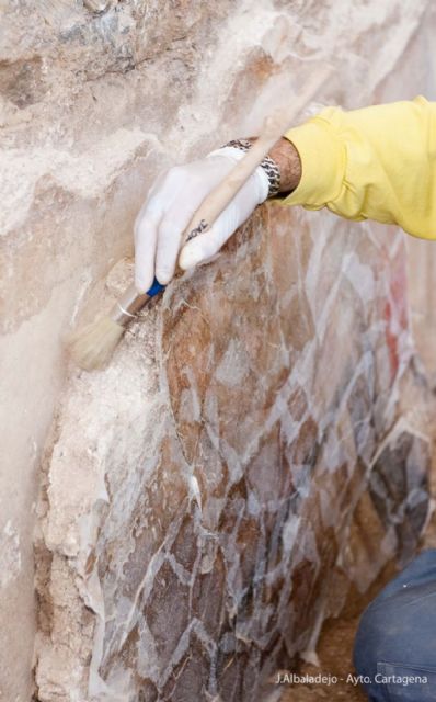 Aparecen nuevas pinturas en la sala de banquetes del Foro Romano - 3, Foto 3