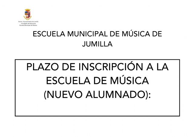 La Escuela Municipal de Música abre este lunes el periodo de inscripción para el curso 2014/2015 - 1, Foto 1