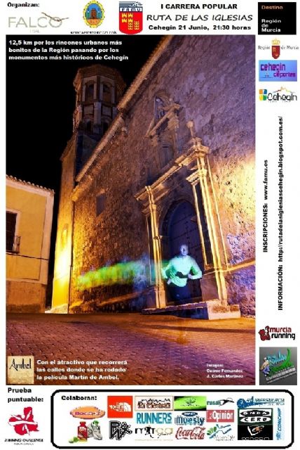 Falco Trail Running organiza la I Carrera Nocturna ´Ruta de las Iglesias de Cehegín´ - 1, Foto 1