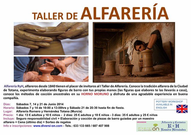 Organizan Talleres de Alfarería para niños y adultos, Foto 2