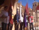 Ms de un millar de jvenes lorquinos participan este viernes en la Procesin del Papel de Lorca