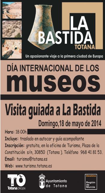 Turismo celebra el Día Internacional de los Museos con una jornada de puertas abiertas y visitas guiadas al yacimiento de La Bastida - 1, Foto 1