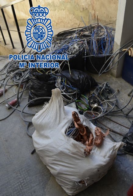 La Policía Nacional detiene a cuatro personas por cuantiosos robos de cobre en Yecla - 2, Foto 2