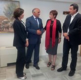 El presidente del Gobierno regional, Alberto Garre, se reune en la Asamblea con los portavoces parlamentarios