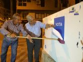 Con la pegada de carteles arranca en Jumilla, la campaña para las elecciones europeas del 25 de mayo