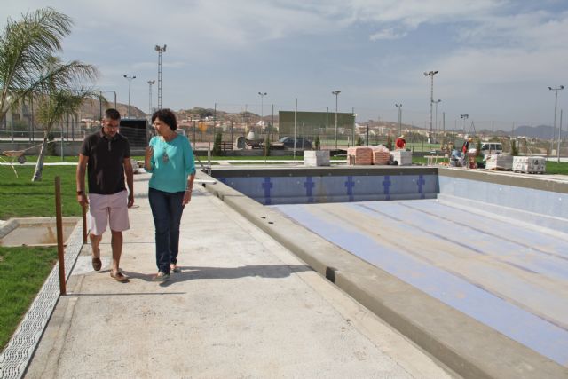 Recta final para las obras en las piscinas municipales de verano de Puerto Lumbreras - 1, Foto 1