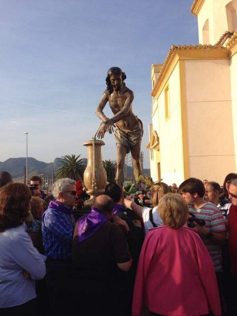 El Cristo Amarrado a la Columna ya descansa en su casa, el Monasterio de Santa Ana - 2, Foto 2