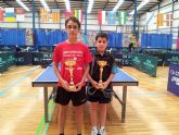 Miguel Ortiz en infantil y Juan Francisco Lpez en alevn se alzan con en el oro en el III Open Regin de Murcia de Tenis de Mesa