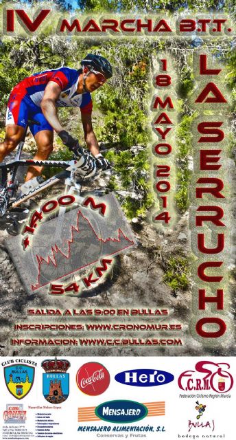 El Club Ciclista Bullas organiza este domingo la IV Marcha La Serrucho para bicicletas todo terreno - 1, Foto 1