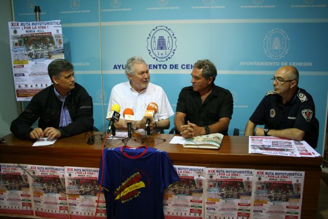 Cehegín acogerá el Homenaje al Motero de la XIX Ruta Mototurística ¡Por la vida! - 1, Foto 1