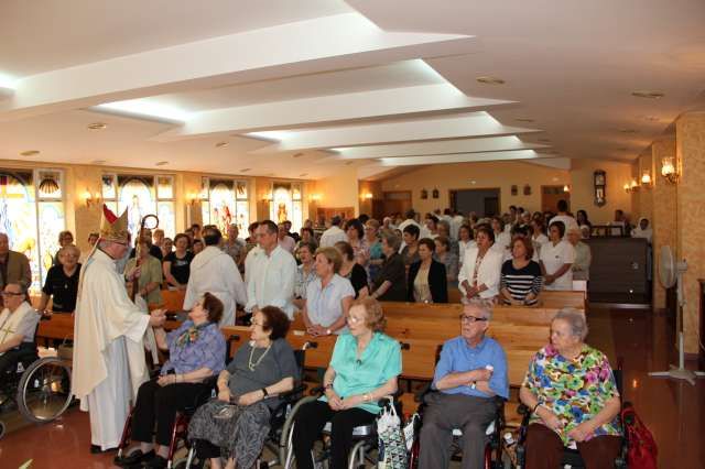 Mons. Lorca Planes celebra la festividad de Nuestra Señora de Fátima en la residencia de ancianos de Molina de Segura - 2, Foto 2