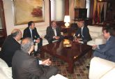 El presidente de la Comunidad recibe a los decanos de los colegios de Abogados de la Regin de Murcia