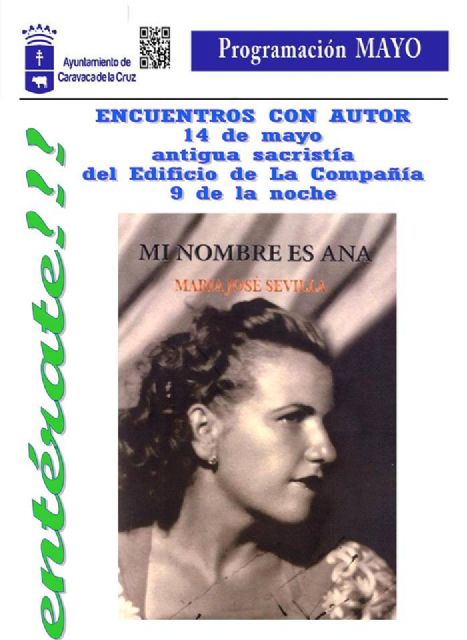 Mª José Sevilla protagoniza hoy los encuentros con autor de la Feria del Libro de Caravaca - 1, Foto 1