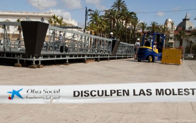 Comienza en el puerto la instalación de Romanorum Vita - 2, Foto 2