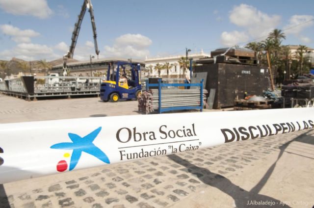 Comienza en el puerto la instalación de Romanorum Vita - 4, Foto 4