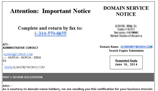 Aspecto de uno de los correos que inducen a error, Foto 1