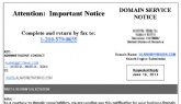 Cuidado con los casos de estafa por renovacin o cambios en los dominios