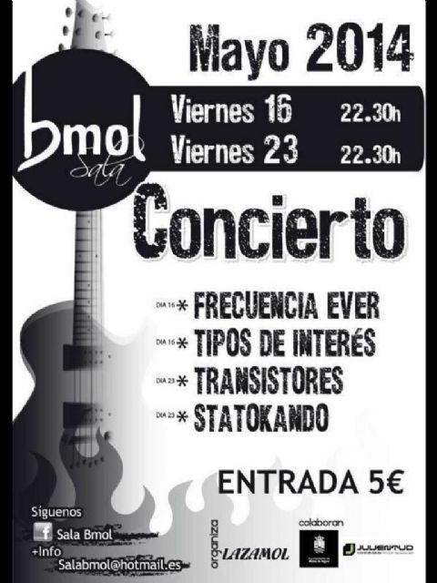 La Asociación de Música de Molina organiza dos conciertos en la Sala BMOL de Molina de Segura los viernes 16 y 23 de mayo - 1, Foto 1