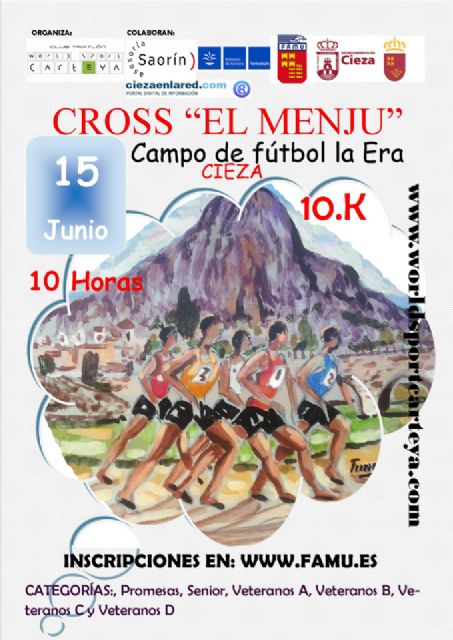 Abierto el plazo de inscripción para la I edición del Cross ´El Menjú´ - 1, Foto 1