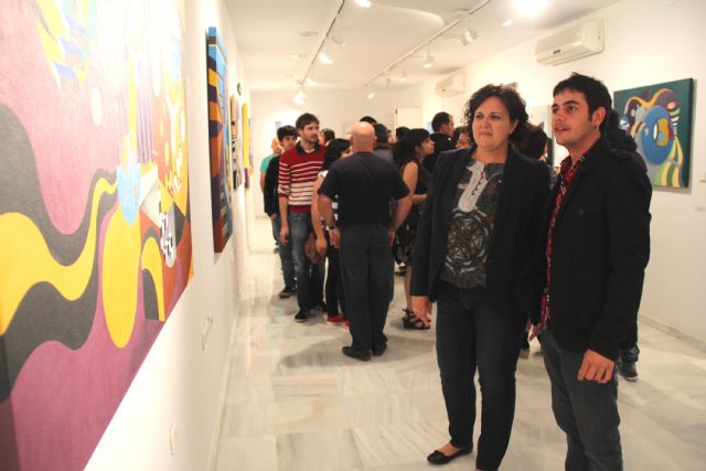 El joven artista lumbrerense Salva Piñero inaugura su exposición de pintura Locomotoras en el Centro Cultural Casa de los Duendes - 1, Foto 1
